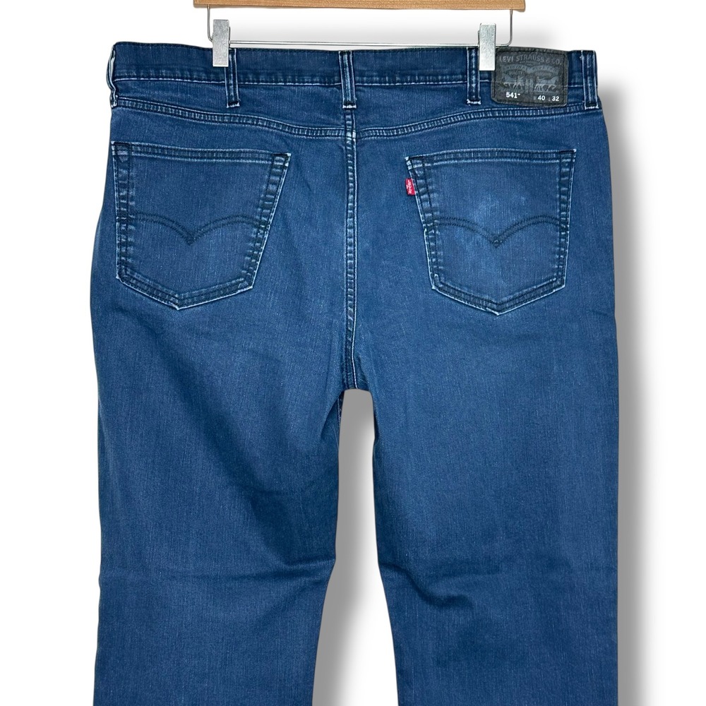 Levi's 541 Athletic Fit Men's Jeans Blue Denim 40x32 Waterless Stretch - Picture 1 of 8